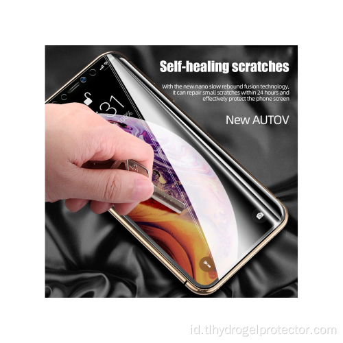 Pelindung layar HD Clear Hydrogel untuk ponsel